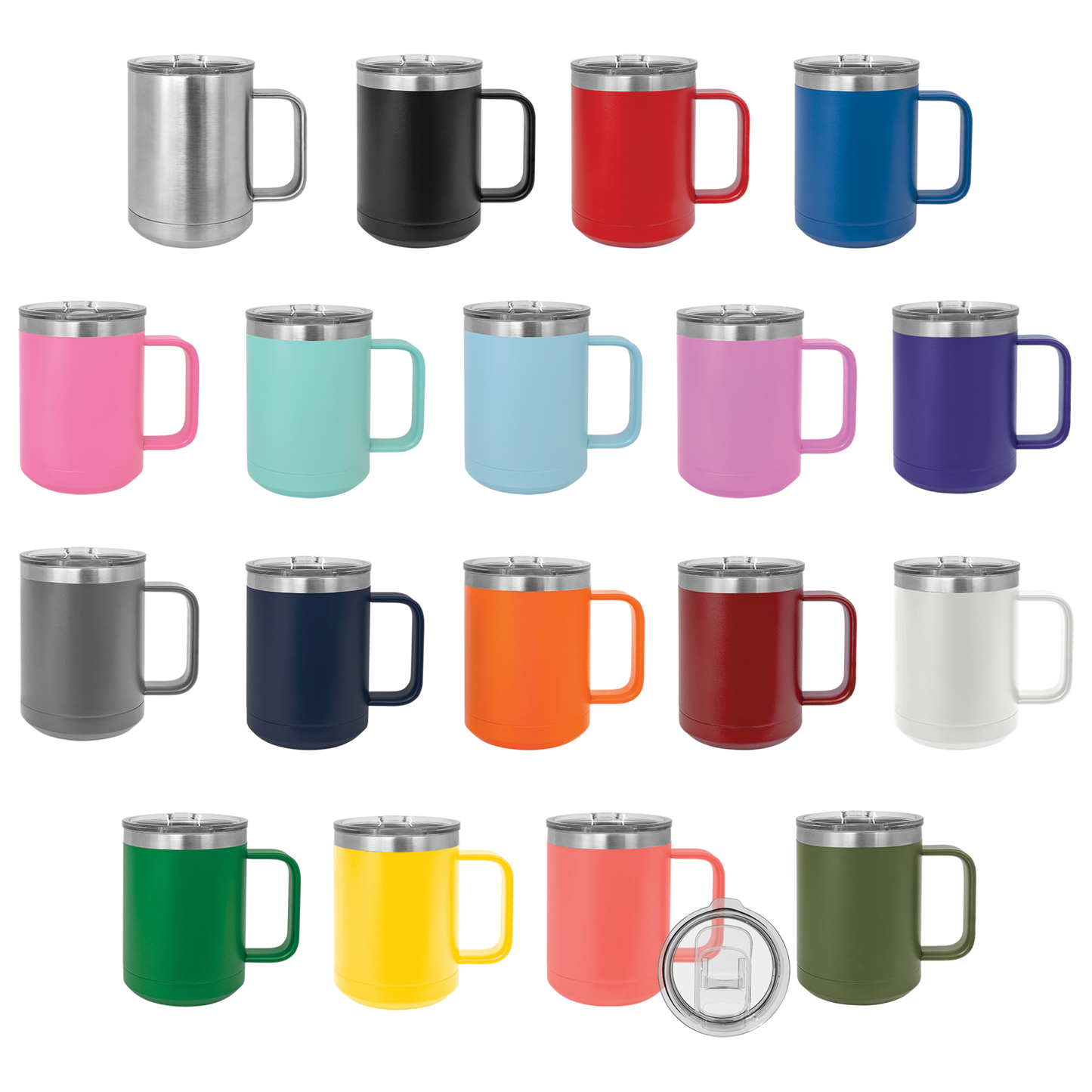 15 oz Custom engraved travel mug