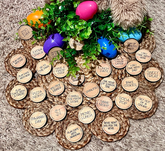 Easter tokens-set of 30