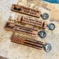 Whiskey stave-bottle opener