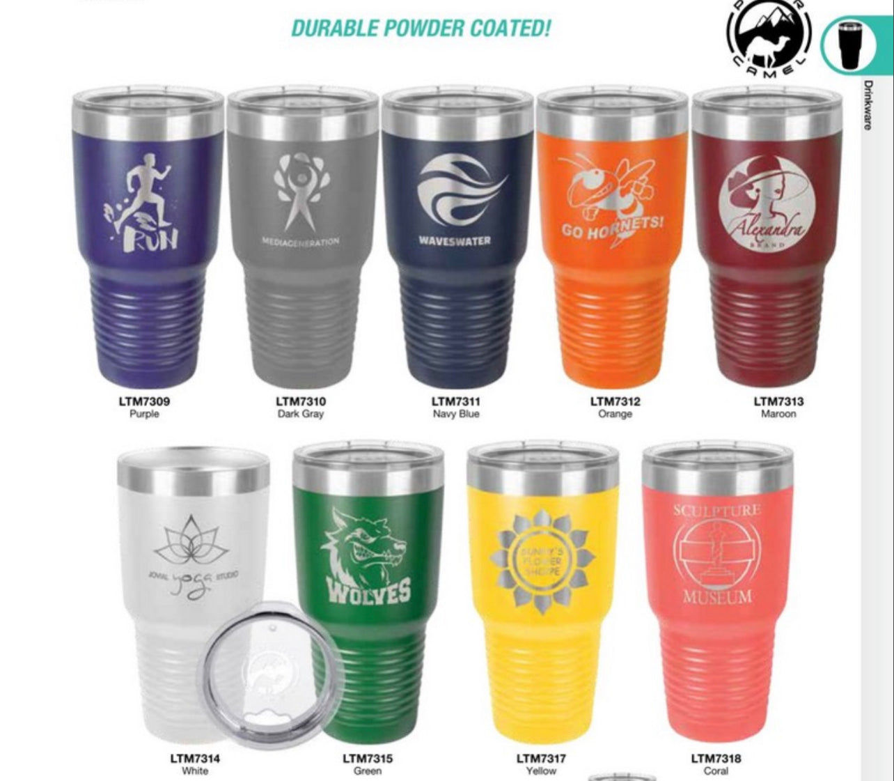 30 oz. Custom engraved tumbler