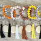 Sports-Silicone beaded wristlets engraved